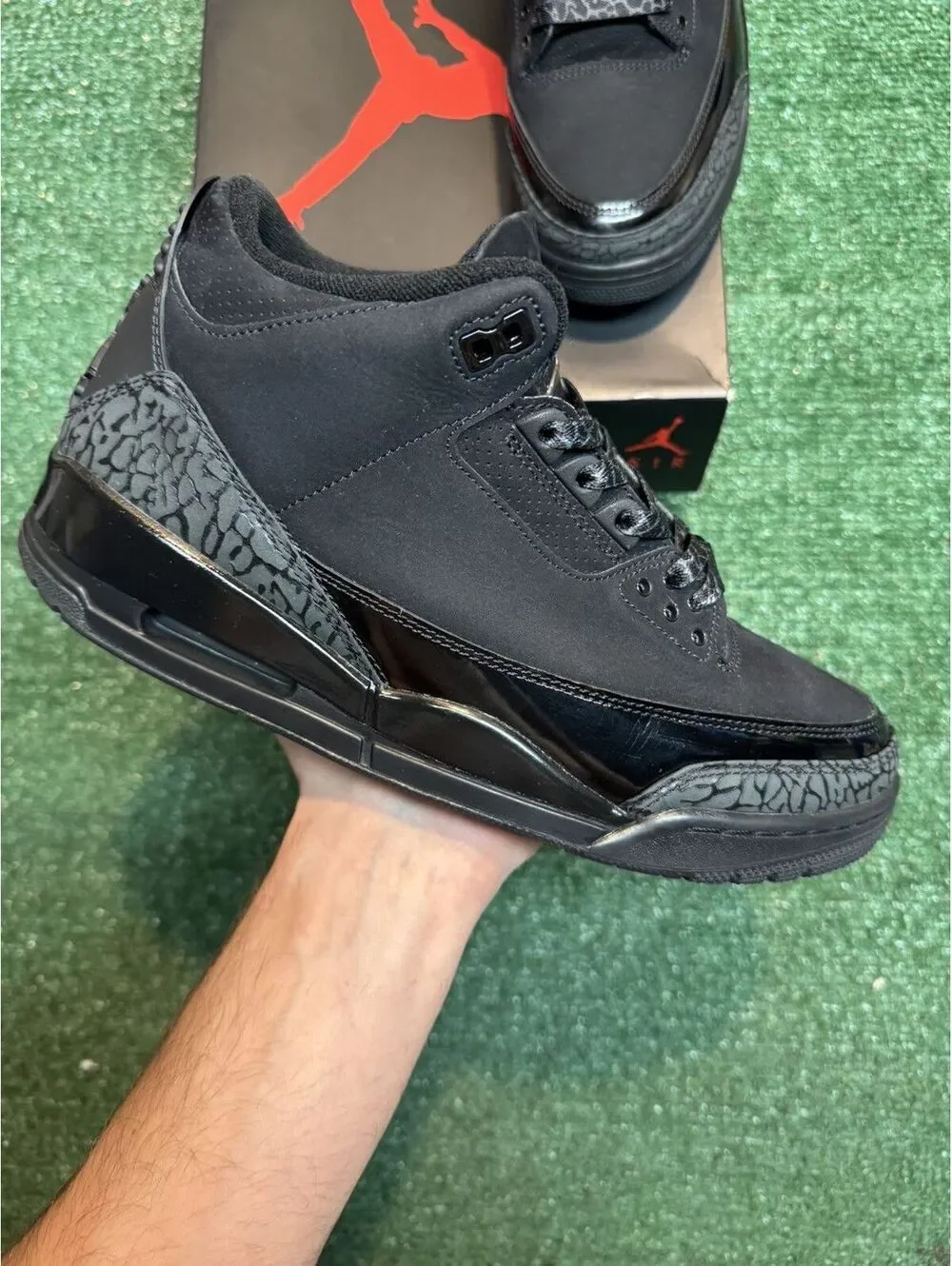 Jordan Retro 3 Black Cat Size 9.5